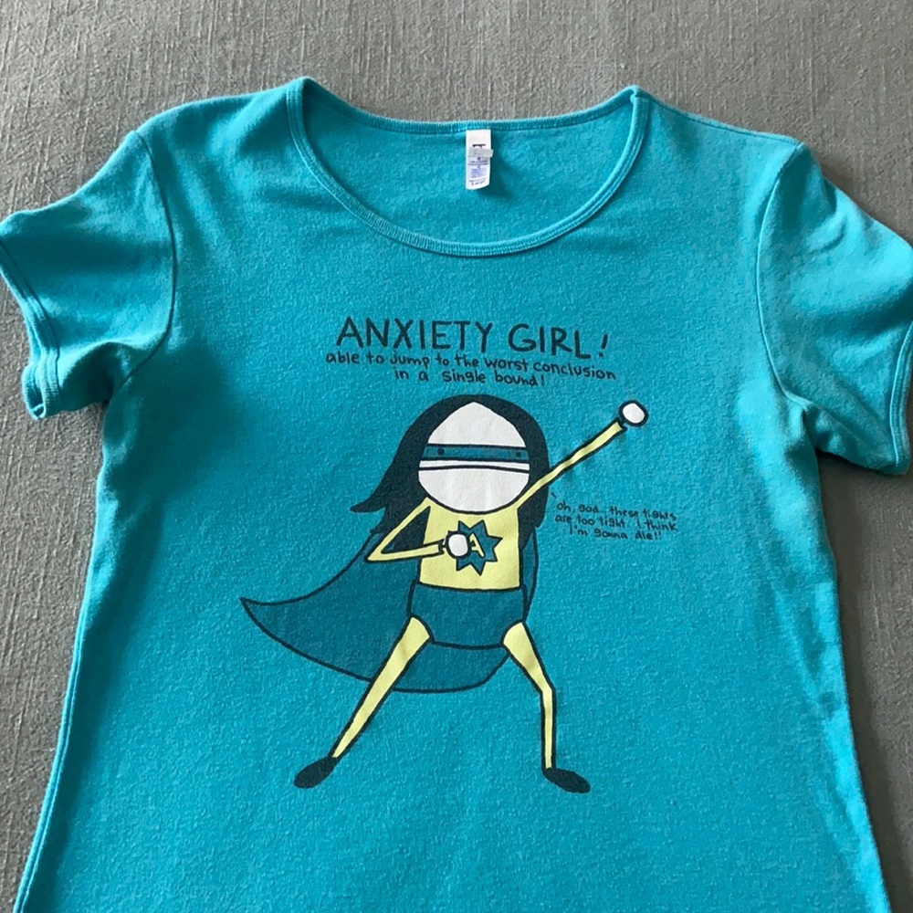 Natalie Dee Anxiety Girl Tee